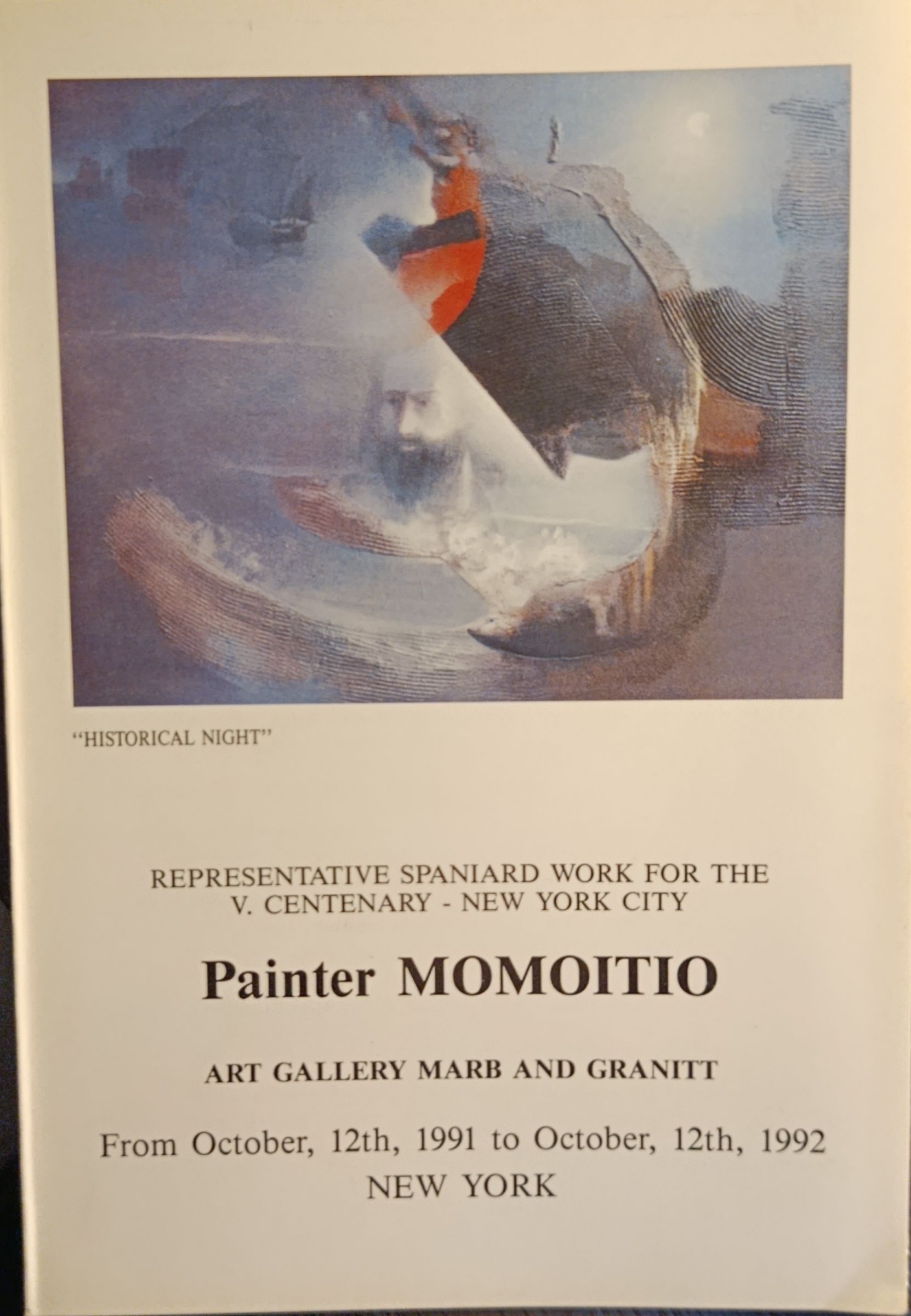 Nº 12 · Galeria MARB&GRANIT New York · 1992