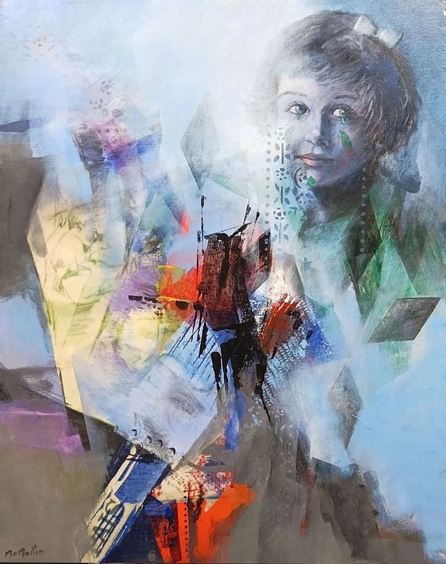 Composición azul